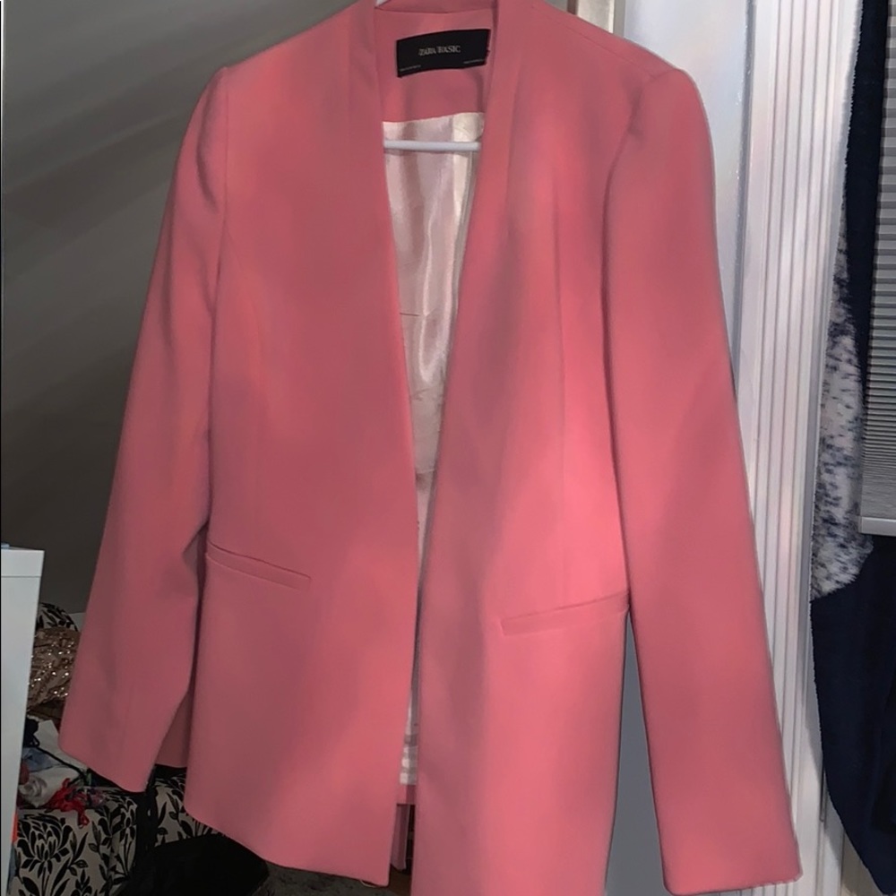 Zara Basic Pink Blazer
